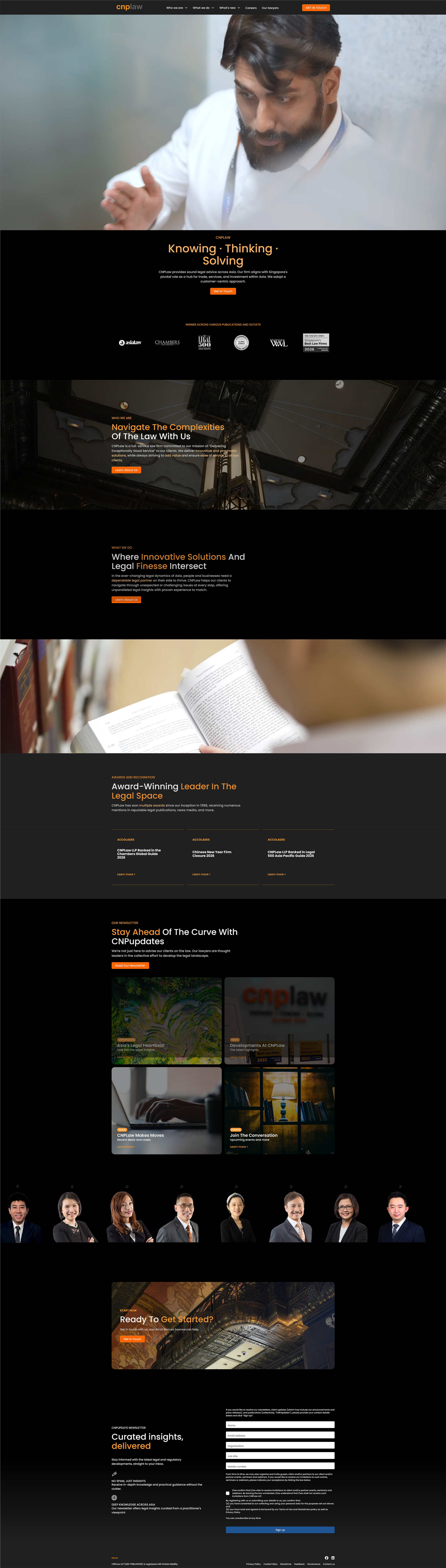 CNPLaw redesigned homepage with a clearer and more approachable introduction