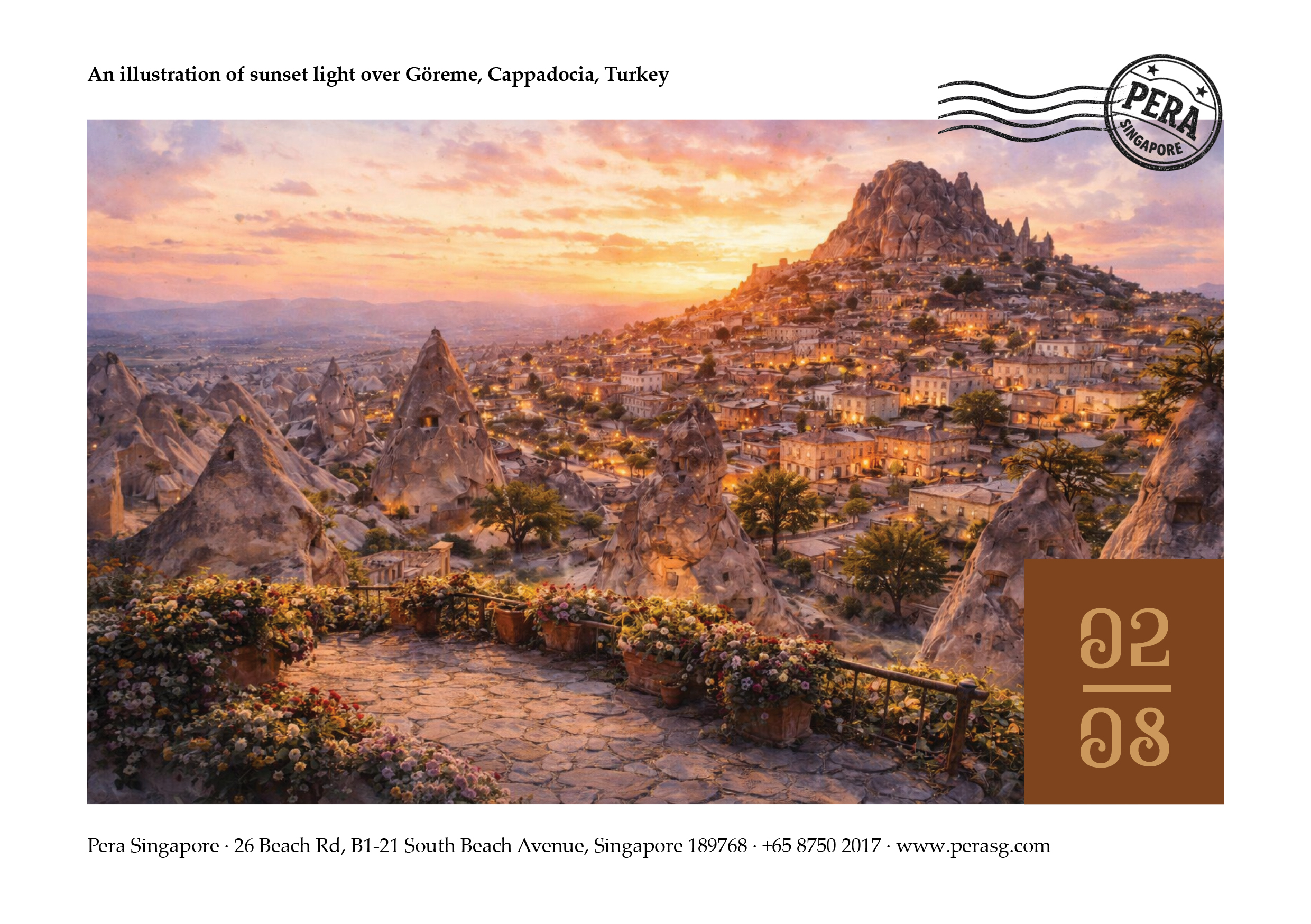 Postcard 02: Sunset over Göreme, Cappadocia